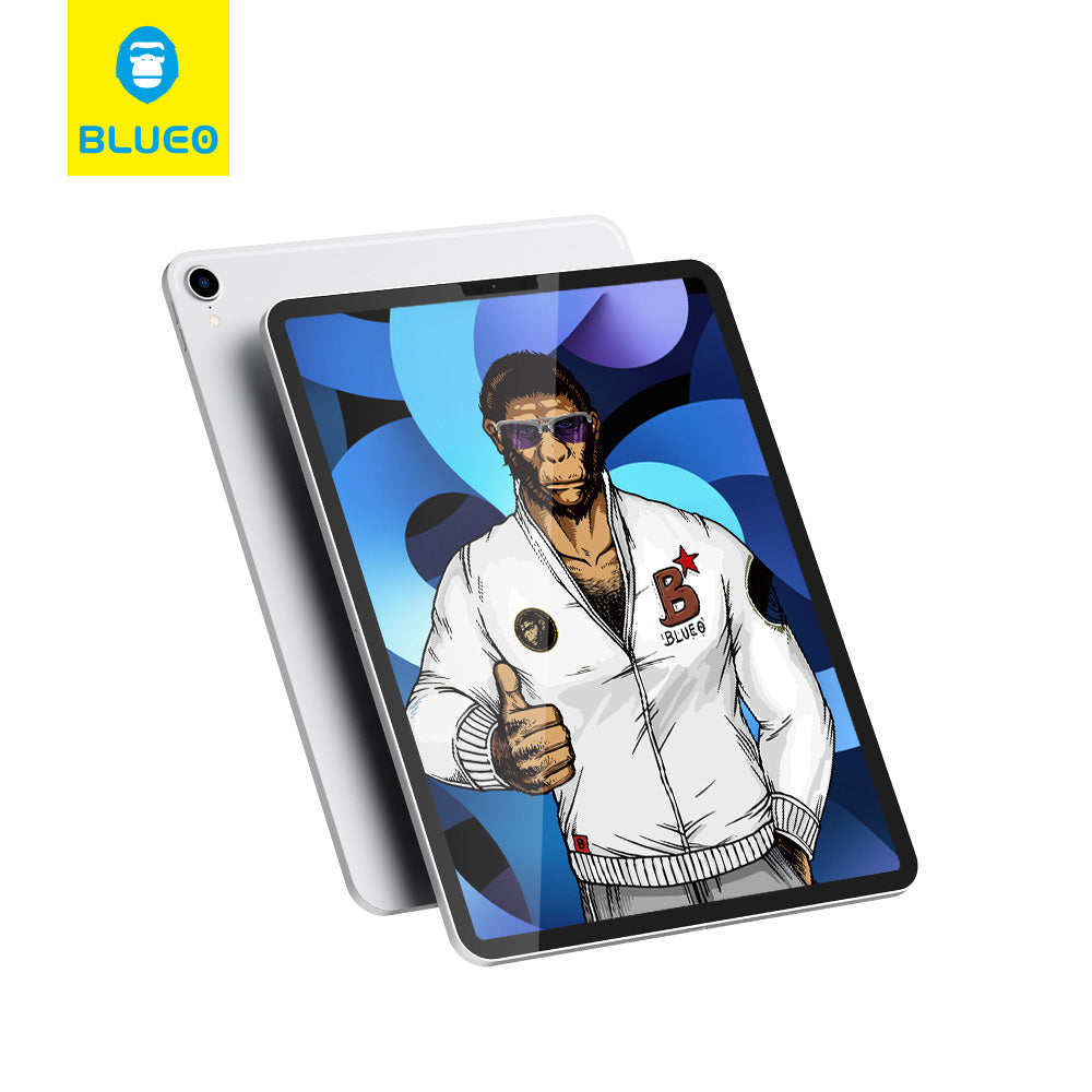 Blueo Displayschutzfolie für Apple iPad Pro 13 (2024), gehärtetes Glas, Full Glue