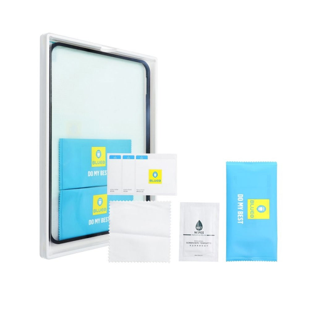 Blueo Displayschutzfolie für Apple iPad Pro 13 (2024), gehärtetes Glas, Full Glue