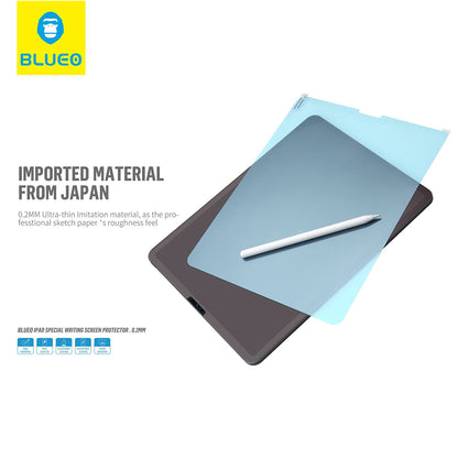 Blueo Special Writing Displayschutzfolie für Apple iPad (2025) / (2022), Kunststoff