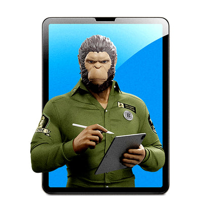 Blueo Special Writing Displayschutzfolie für Apple iPad (2025) / (2022), Kunststoff