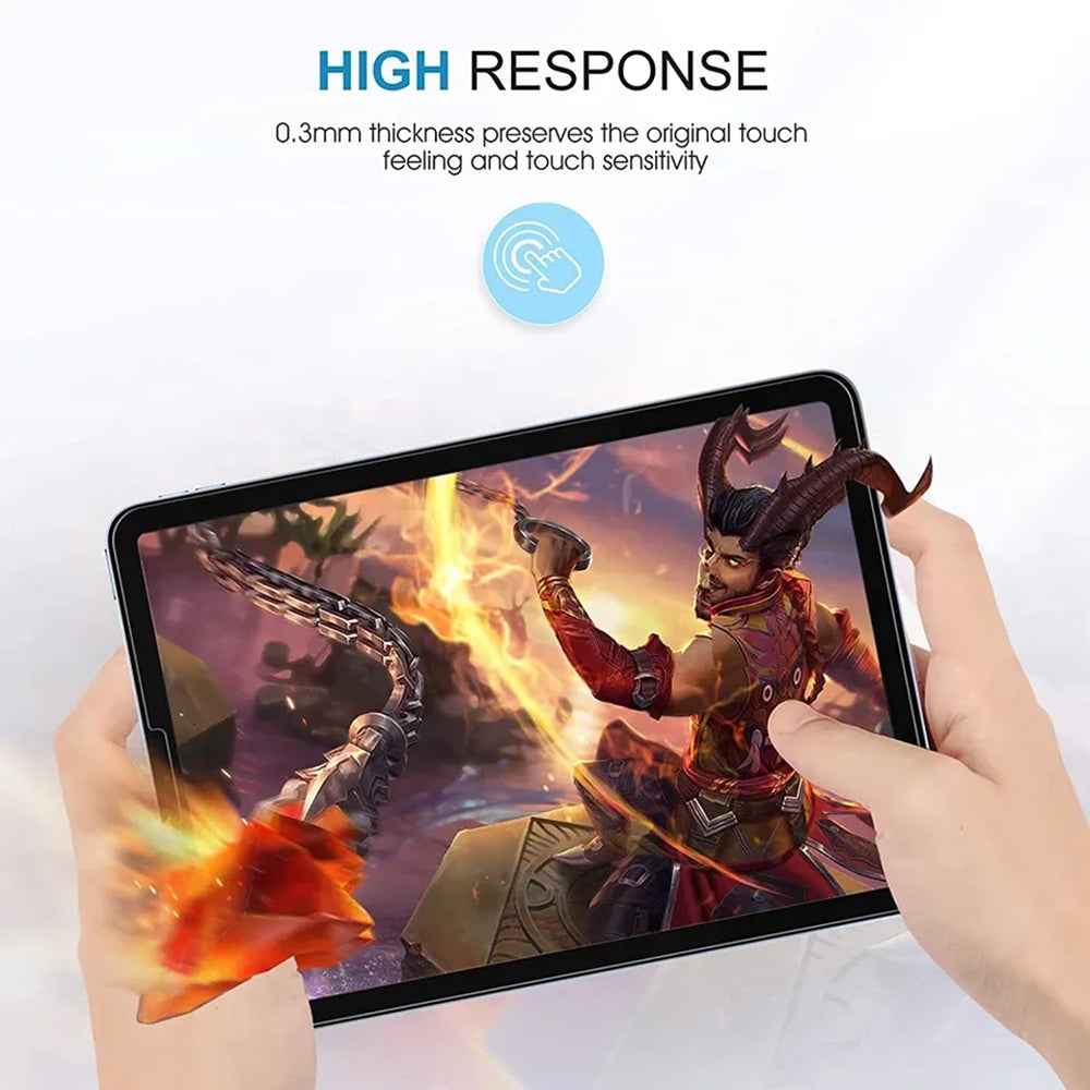Clear Lito Classic Displayschutzfolie für Apple iPad (2025) / (2022), gehärtetes Glas, Full Glue, 2.5D