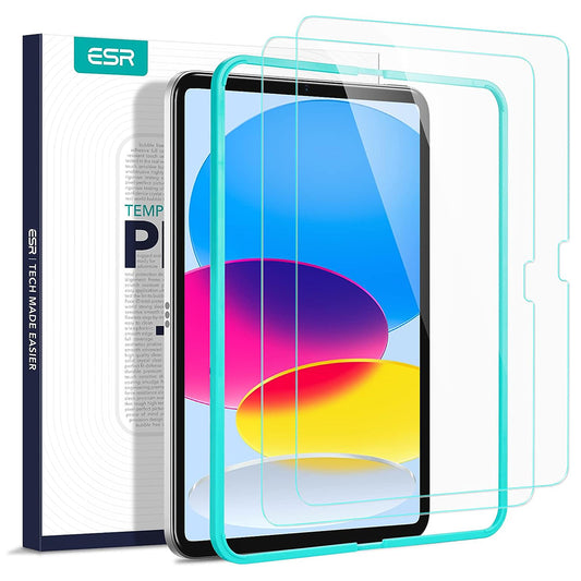 ESR Screen Protector for Apple iPad (2025) / (2022), Tempered Glass, Full Glue, Set of 2 Pieces