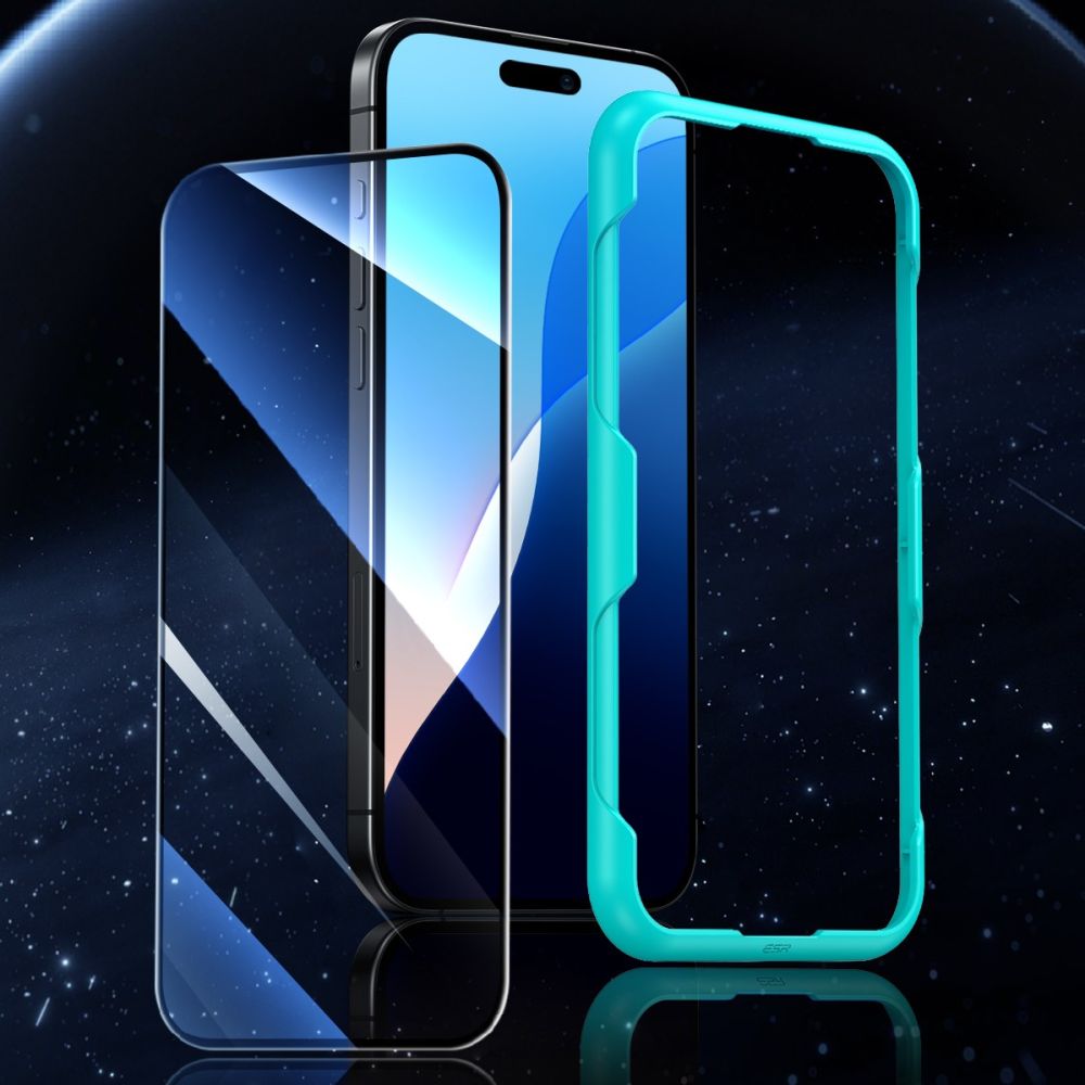 Schutzfolie ESR Bildschirm für Apple iPhone 16, Gehärtetes Glas, Vollkleber