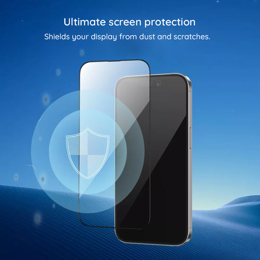 Blueo HD Außenschutzfolie für Samsung Galaxy Z Fold8 Ultra F976 / Z Fold7 F966, gehärtetes Glas, Vollkleber, 2,5D, Schwarz