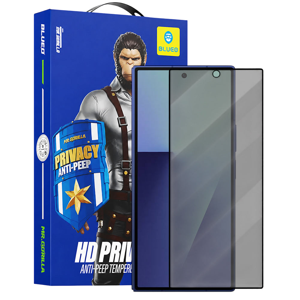 Außenbildschirm-Schutzfolie Privacy Blueo Anti-Peep für Samsung Galaxy Z Fold8 Ultra F971 / Z Fold7 F966, gehärtetes Glas, Vollkleber