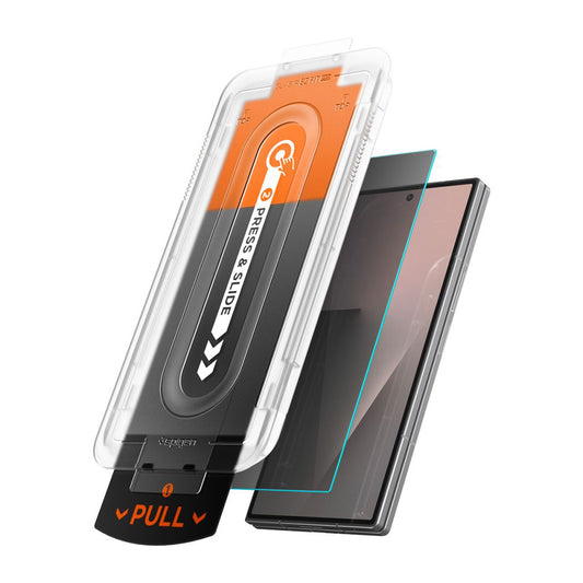 Außenschutzfolie Privacy Spigen GlastR EZ FIT Pro HD für Samsung Galaxy Z Fold8 Ultra F976, Gehärtetes Glas, Vollflächig verklebt