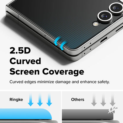 Ringke Cover Display Exterior Screen Protector for Samsung Galaxy Z Flip7 F766, Tempered Glass, Full Glue, Set of 2 pieces