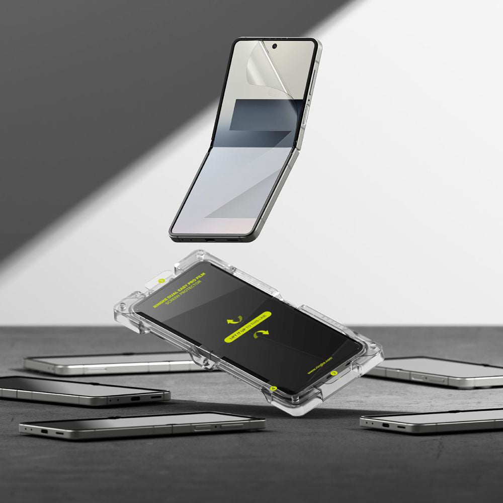 Schutzfolie Ringke Dual Easy Pro für Samsung Galaxy Z Flip7 F766, Kunststoff, 2er Set