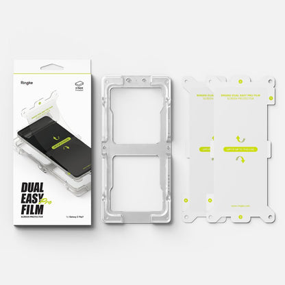 Schutzfolie Ringke Dual Easy Pro für Samsung Galaxy Z Flip7 F766, Kunststoff, 2er Set