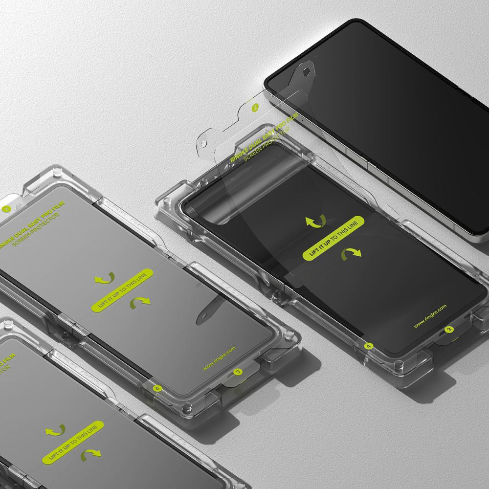 Schutzfolie Ringke Dual Easy Pro für Samsung Galaxy Z Flip7 F766, Kunststoff, 2er Set