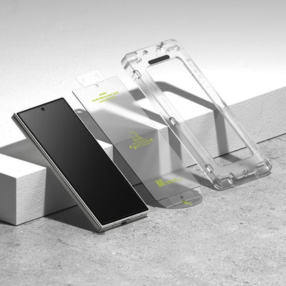 Schutzfolie Außenbildschirm Ringke Easy Slide für Samsung Galaxy Z Fold7 F966, Gehärtetes Glas, Vollverklebung, Set 2 Stück