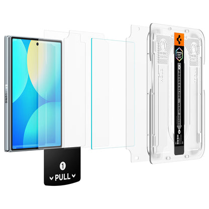 Außenschutzfolie Spigen GlastR EZ FIT Pro HD für Samsung Galaxy Z Fold8 F971, gehärtetes Glas, Full Glue AGL11942