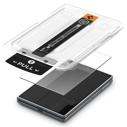 Außenschutzfolie Spigen GlastR EZ FIT Pro HD für Samsung Galaxy Z Fold8 F971, gehärtetes Glas, Full Glue AGL11942