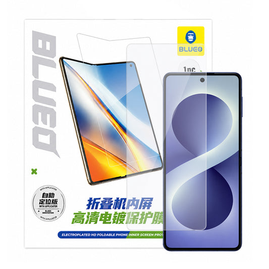 Blueo HD Innenbildschirm-Schutzfolie für Samsung Galaxy Z Flip8 F776, Kunststoff