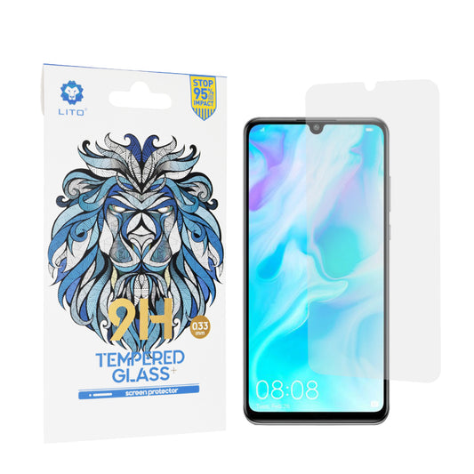 Lito Classic Displayschutzfolie für Huawei P30 lite New Edition / P30 lite, gehärtetes Glas, Full Glue, 2.5D
