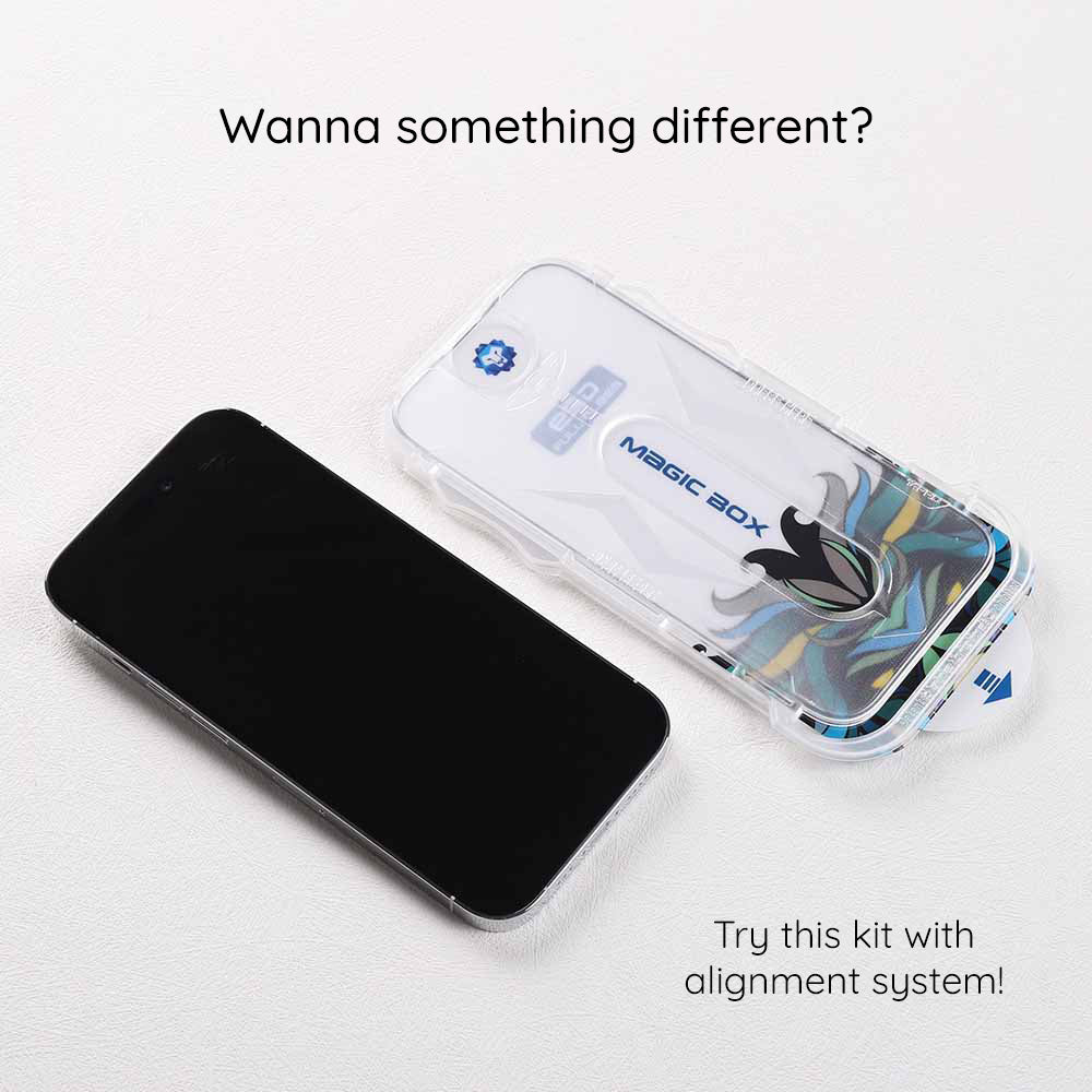 Lito Magic Glass Box D+ Tools Screen Protector Film for Apple iPhone XS Max, Tempered Glass, Full Glue