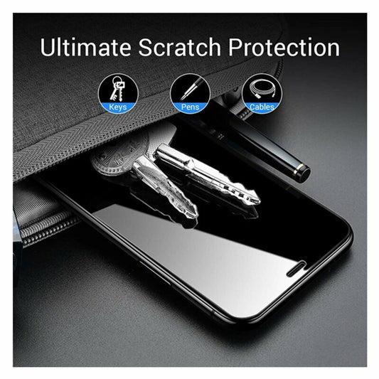 Schutzfolie Lito für Apple iPhone 17 Air, gehärtetes Glas, Full Glue, 2.5D, Schwarz