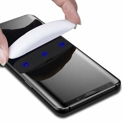 Lito Displayschutzfolie für Samsung Galaxy S23 Ultra S918, gehärtetes Glas, UV-Kleber, 3D