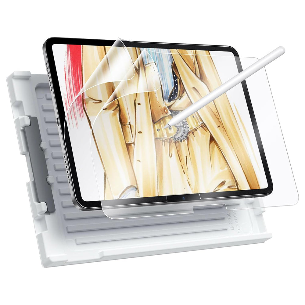 Schutzfolie Ecran Matte ESR Paper Feel für Apple iPad Air 13 (2025) / Air 13 (2024), Kunststoff, Vollkleber, Set 2 Stück