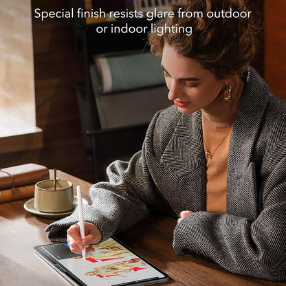 Schutzfolie Ecran Matte ESR Paper Feel für Apple iPad Air 13 (2025) / Air 13 (2024), Kunststoff, Vollkleber, Set 2 Stück