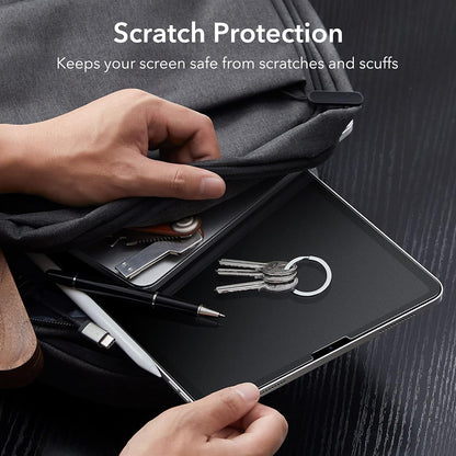Schutzfolie Ecran Matte ESR Paper Feel für Apple iPad Pro 12.9 (2022) / Pro 12.9 (2021) / Pro 12.9 (2020), Kunststoff, Set 2 Stück