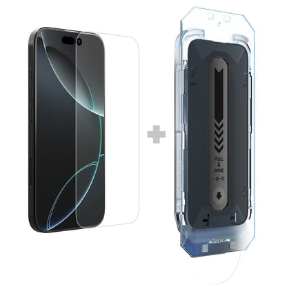 Nillkin H+ Pro Displayschutzfolie mit Applikator für Apple iPhone 16 Pro Max, gehärtetes Glas, Vollkleber