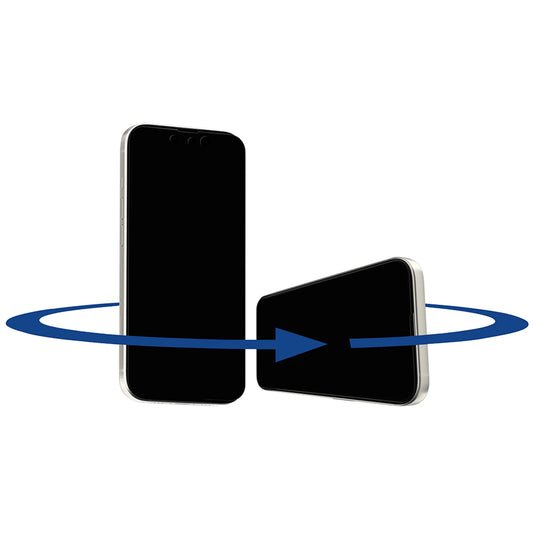 Privacy-Schutzfolie Anank 1X Reinforced 360 für Apple iPhone 16 Pro Max, Sicherheitsglas, Vollkleber, 2.5D
