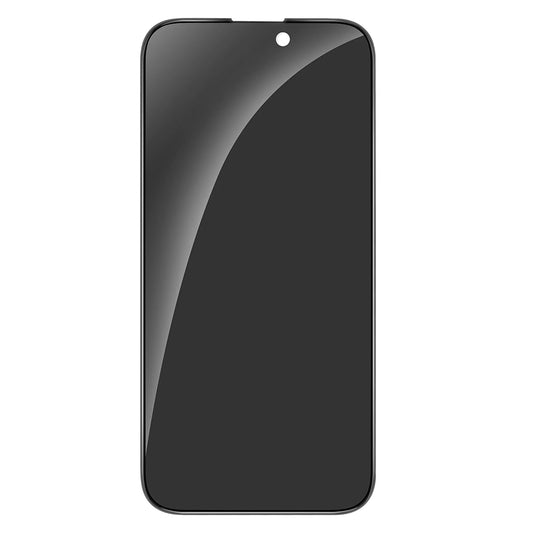Privacy-Schutzfolie Anank 2X Verstärkt für Apple iPhone 16 Pro Max, Sicherheitsglas, Vollkleber, 2.5D