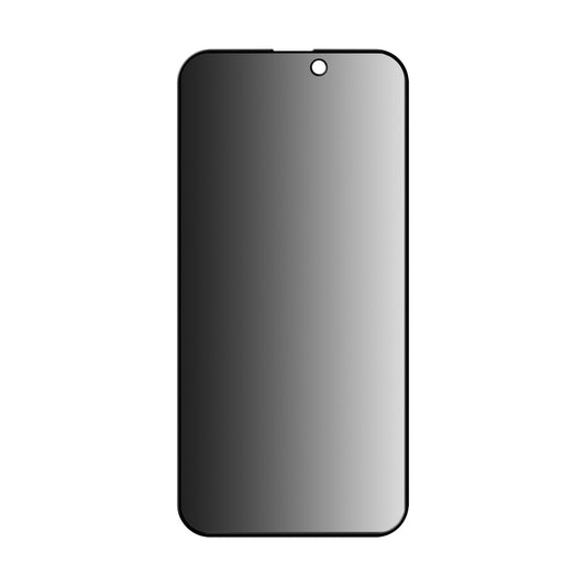 Privacy-Schutzfolie Anank 3X Verstärkt für Apple iPhone 16 Pro, Sicherheitsglas, Vollkleber, 2.5D