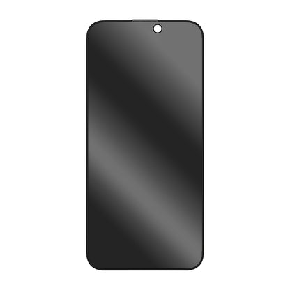 Privacy-Schutzfolie Blueo Anti-Peep für Apple iPhone 15 Pro Max, gehärtetes Glas, Vollkleber