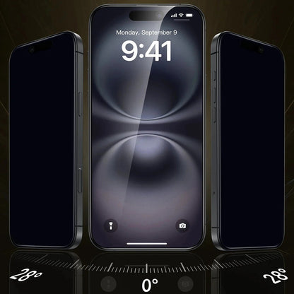 Schutzfolie Ecran Privacy ESR UltraFit Armorite Pro für Apple iPhone 17 Pro Max, Gehärtetes Glas, Full Glue, Set 3 Stück