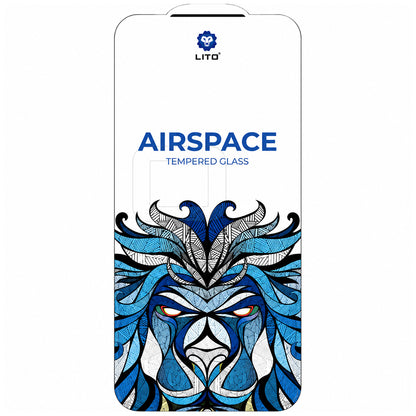 Lito Airspace Border Displayschutzfolie für Apple iPhone 18 Pro Max / 17 Pro Max, gehärtetes Glas, Vollkleber