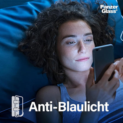 Schutzfolie Privacy PanzerGlass Ultra-Wide Fit EasyAligner für Apple iPhone 16 / 15, gehärtetes Glas, Full Glue