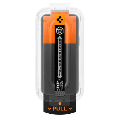 Schutzfolie Privacy Spigen GlastR EZ FIT Pro für Apple iPhone 17 Air, gehärtetes Glas, Full Glue