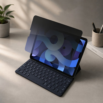Privacy-Schutzfolie Techsuit ArmorGlass CrystalHD für Apple iPad Air 13 (2026), gehärtetes Glas, Full Glue, 2er-Set