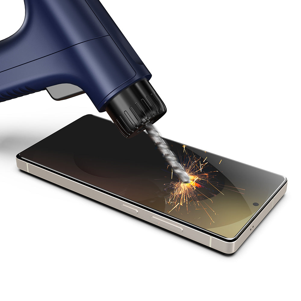 Schutzfolie Privacy Techsuit TitanGlass CrystalHD für Samsung Galaxy S26 S942, gehärtetes Glas, Vollkleber