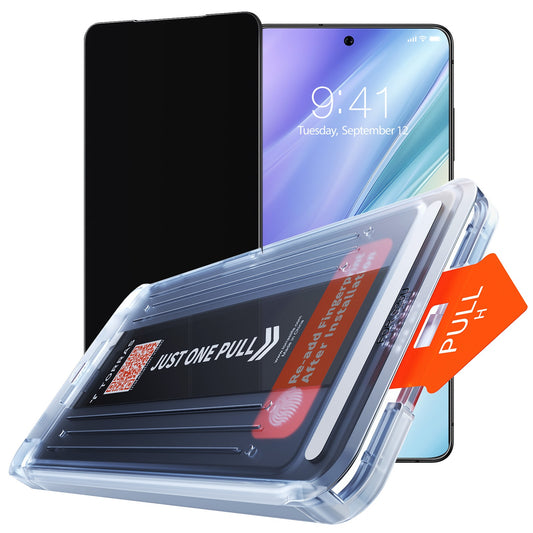 Schutzfolie Privacy Torras GlassGo Install Master für Samsung Galaxy S26 Ultra, Gehärtetes Glas, Vollverklebung