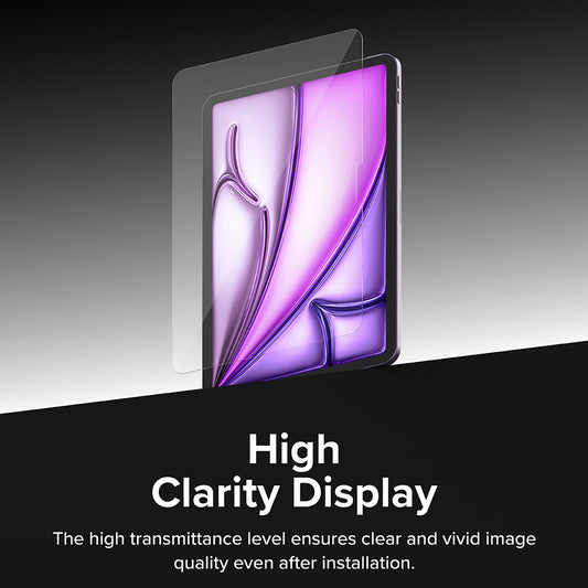 Ringke Easy Slide Displayschutzfolie für Apple iPad Air 11 (2026) / Air 11 (2025), gehärtetes Glas, Vollkleber