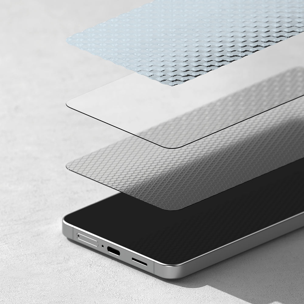 Displayschutzfolie Ringke Easy Slide für Samsung Galaxy S26 Plus, Gehärtetes Glas, Vollverklebung, Set mit 2 Stück