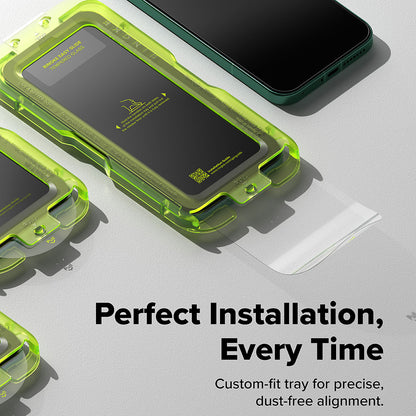 Ringke Easy Slide Displayschutzfolie für Xiaomi 17 Ultra, gehärtetes Glas, Full Glue, 2 Stück Set