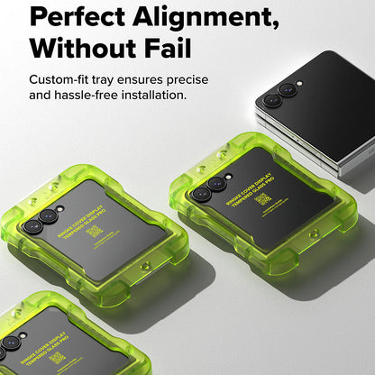 Ringke Pro Außendisplay-Schutzfolie für Samsung Galaxy Z Flip8 F776, gehärtetes Glas, Full Glue, 2er-Set