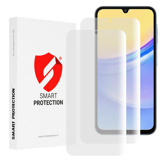 Smart Protection Premium Classic Displayschutzfolie für Samsung Galaxy A15 5G A156 / A15 A155, Kunststoff, 2 Stück Set