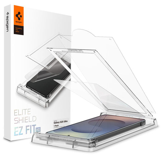 Spigen Elite Shield EZ FIT HD Displayschutzfolie für Samsung Galaxy S25 Ultra S938, Kunststoff AFL09083