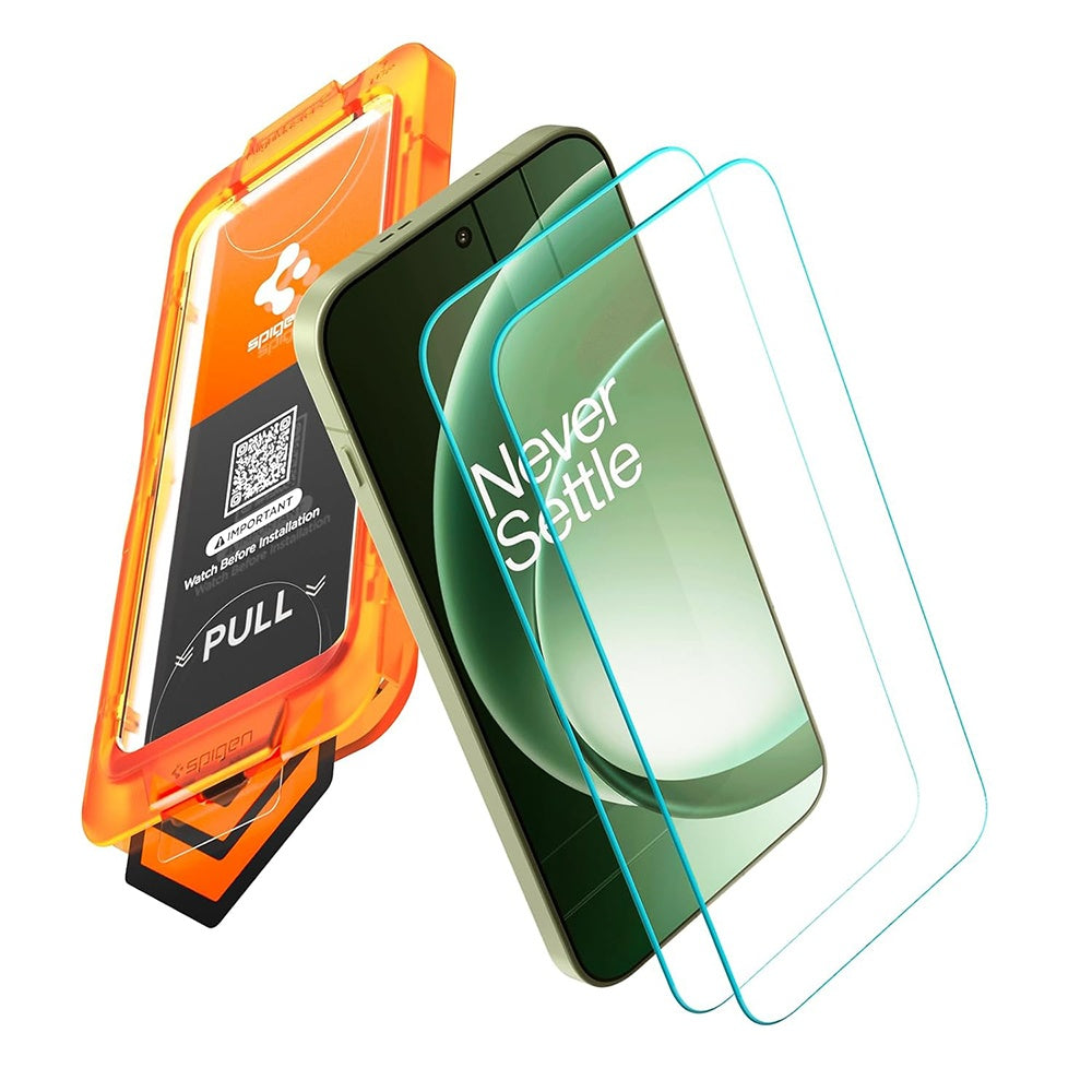 Spigen GlastR AlignMaster S Displayschutzfolie für OnePlus 15R, gehärtetes Glas, Full Glue, 2er Set AGL11398