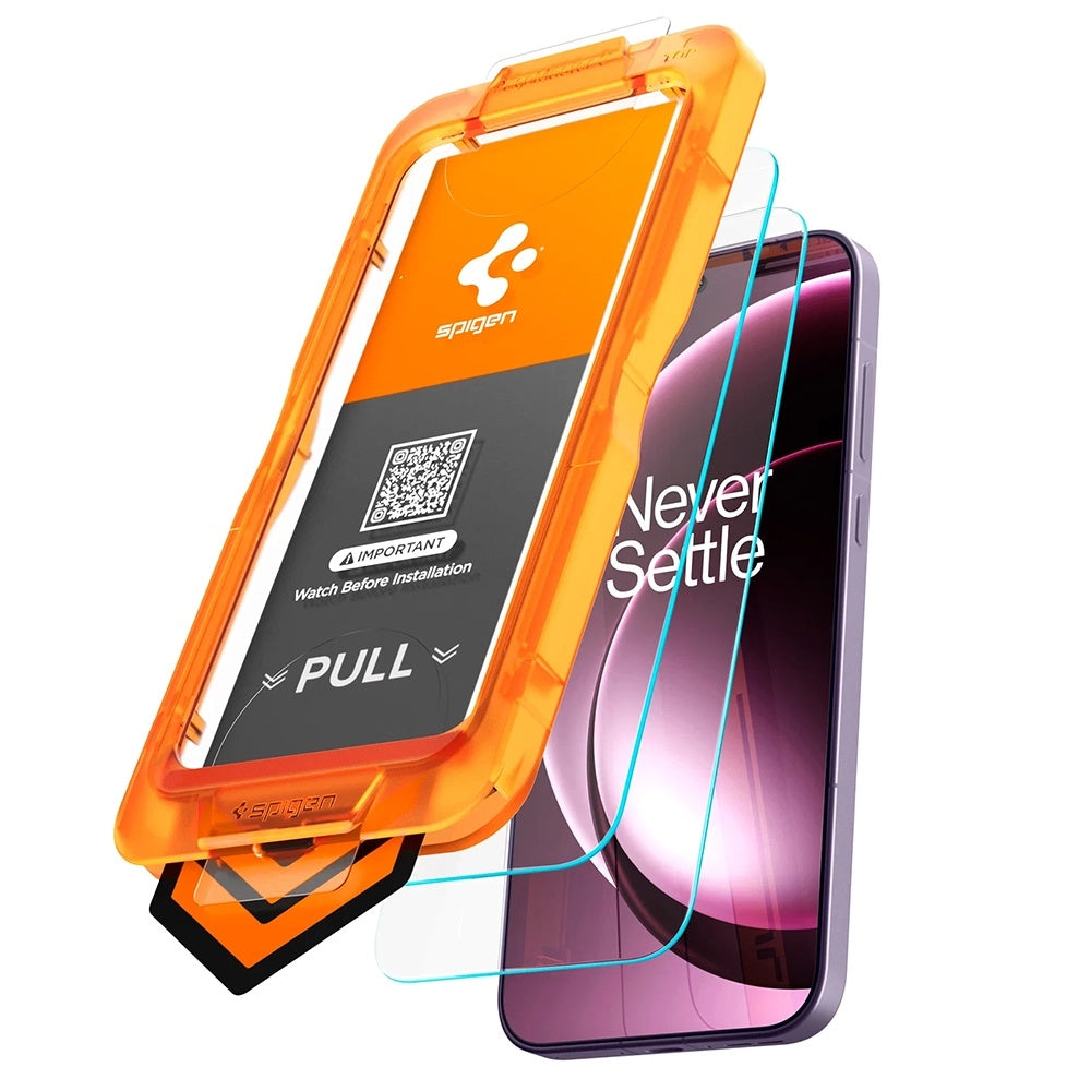 Spigen GlastR AlignMaster S Displayschutzfolie für OnePlus 15R, gehärtetes Glas, Full Glue, 2er Set AGL11398