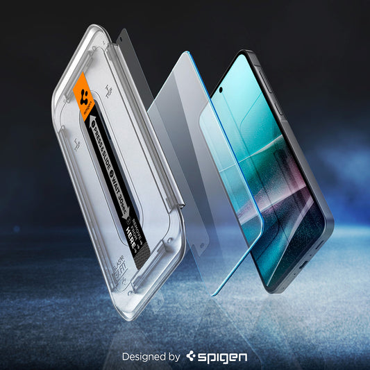 Spigen GlastR EZ FIT HD Displayschutzfolie für Samsung Galaxy A37 5G / A36 A366, gehärtetes Glas, Full Glue AGL11365