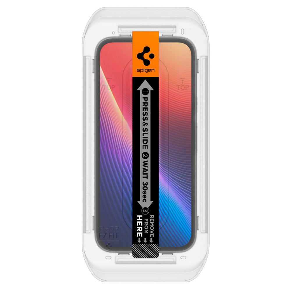 Spigen GlastR EZ FIT Screen Protector for Google Pixel 9a, Tempered Glass, Full Glue, Set of 2 pieces AGL08938