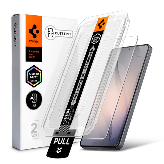 Spigen GlastR EZ FIT Pro HD Anti-Reflex Schutzfolie für Samsung Galaxy S26 S942, Gehärtetes Glas, Vollkleber, 2er-Set