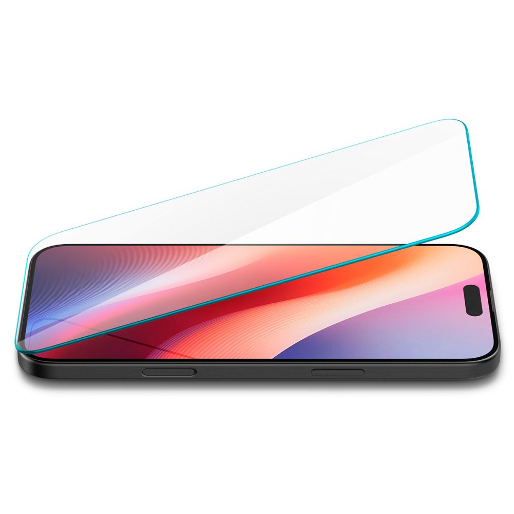 Spigen GlastR Slim Screen Protector for Apple iPhone 16 Pro Max, Tempered Glass, Full Glue