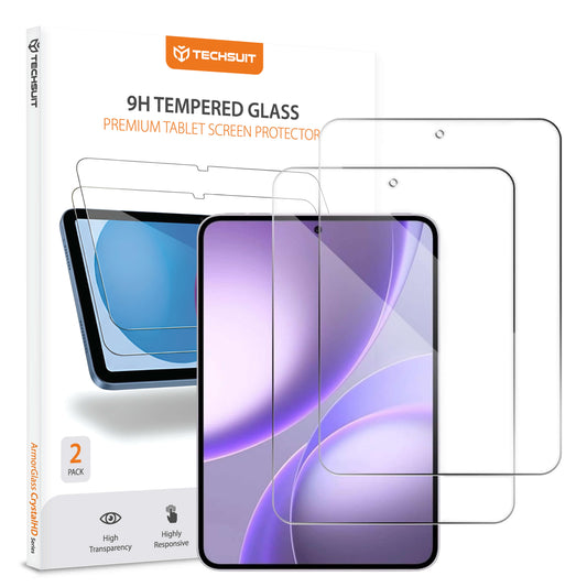 Techsuit ArmorGlass CrystalHD Displayschutzfolie für Oppo Pad Mini, gehärtetes Glas, Vollkleber, 2er-Set